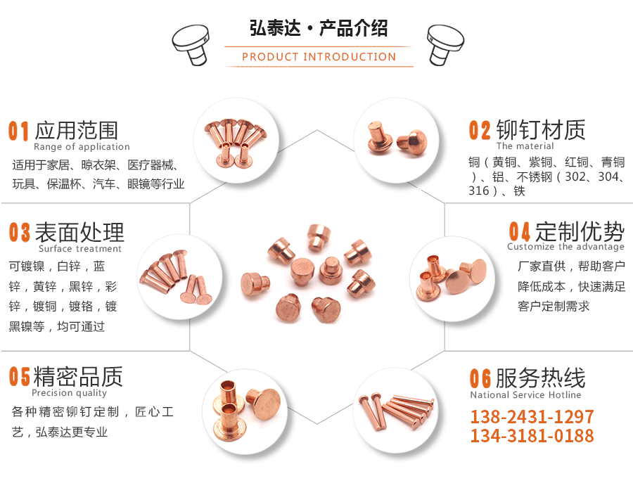 紫銅觸點(diǎn)鉚釘